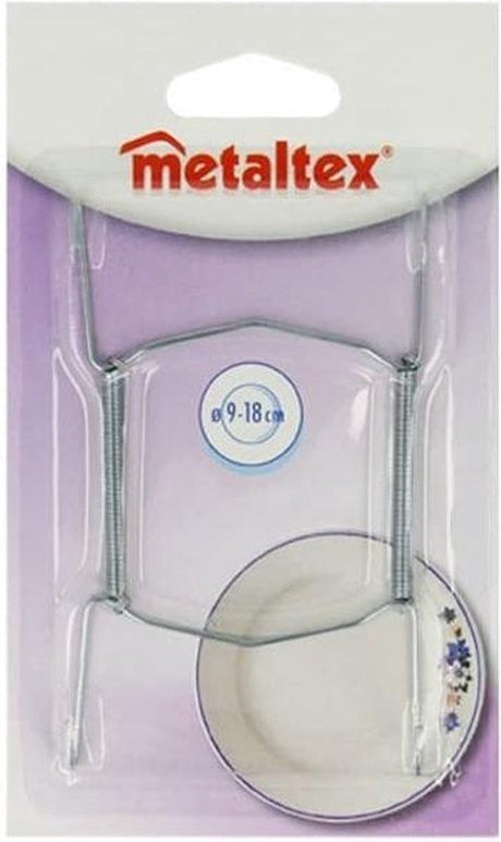 Tomado-metaltex Tellerhalter 9-18cm silber