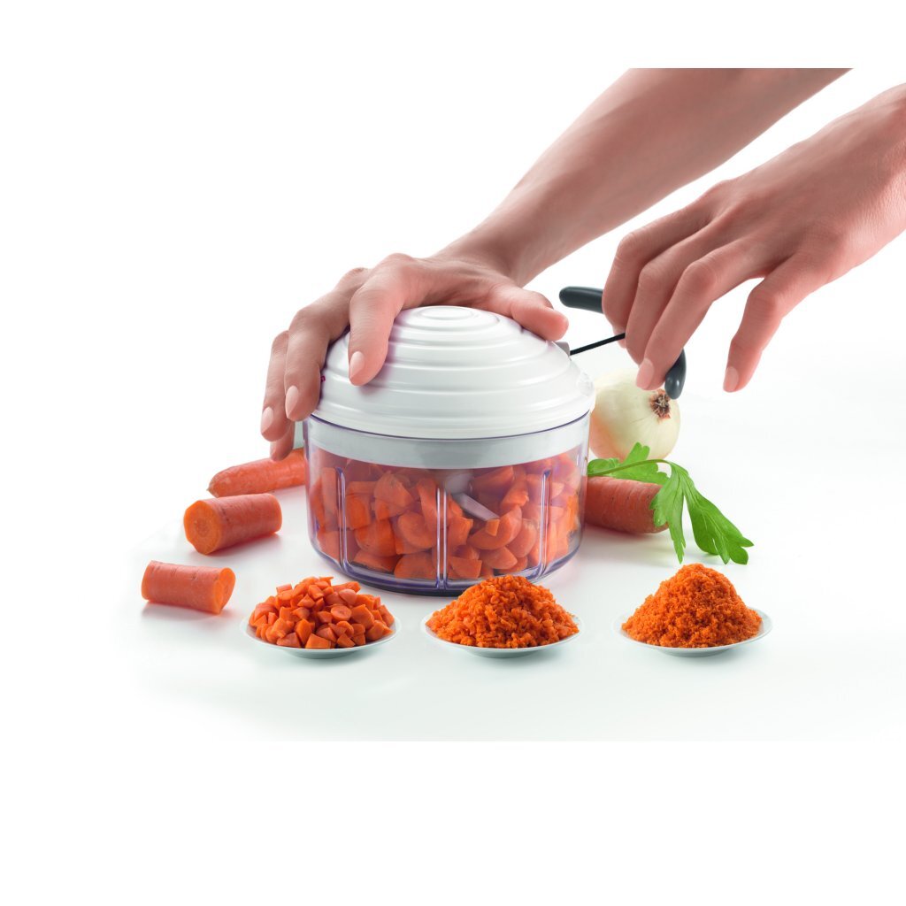 Metaltex Rotomac Revolutionär Gemüse Hakker Weiß transparent