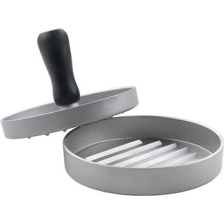 Metaltex Küchenhelfer Hamburgerpresse 11,5 cm Stahl schwarz