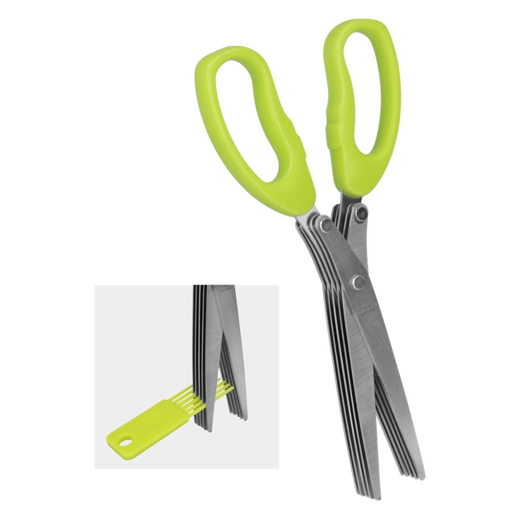 Metaltex Kräuterschere 19 cm grüner Edelstahl