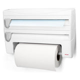 Metaltex Metaltex kitchen roll holder with cutting aid white