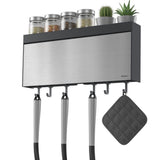 Metaltex Küchenhelfer Tango Küchenrollenhalter mit Schneidehilfe 38x6x17 cm Edelstahl grau