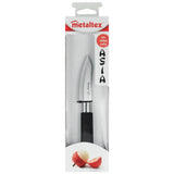 Metaltex Asia Büromesser 19 cm aus schwarzem Edelstahl