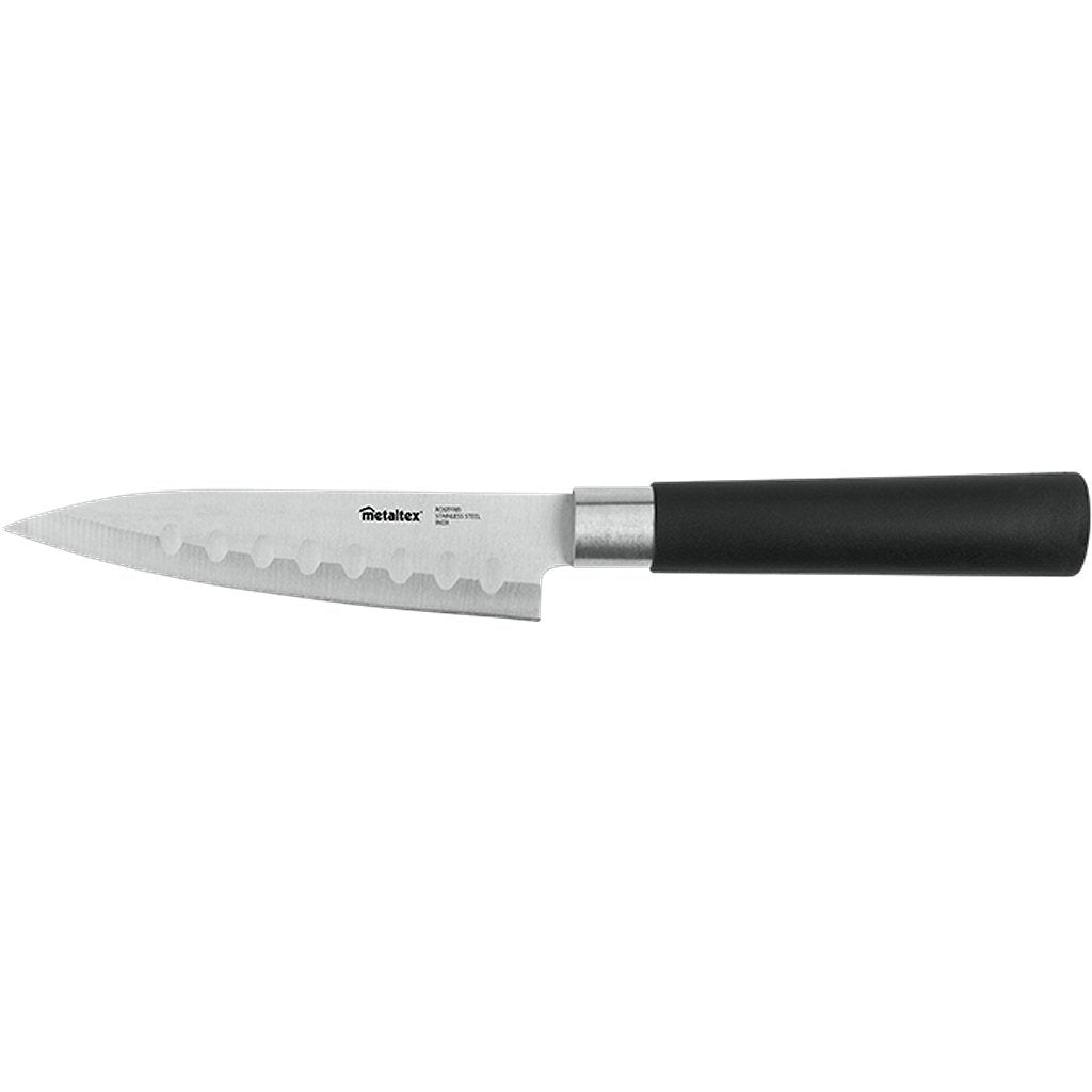 Metaltex Asia Tranchiermesser 23 cm aus schwarzem Edelstahl