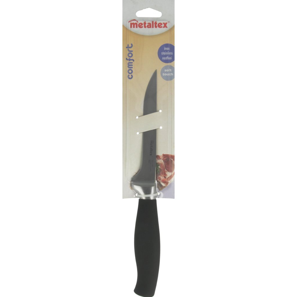 Metaltex Comfort Tranchiermesser 28 cm aus schwarzem Edelstahl