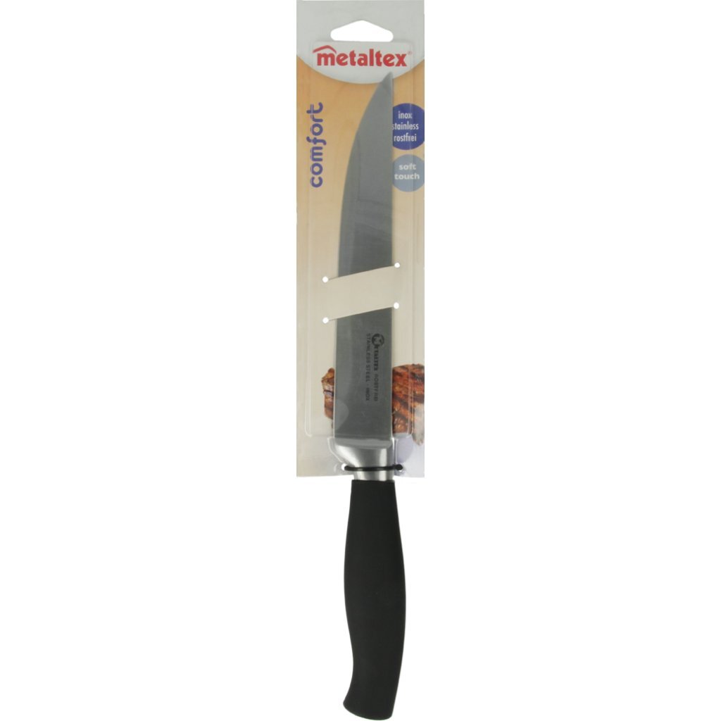 MetalTex Comfort Meat Knife 33 cm svart rostfritt stål