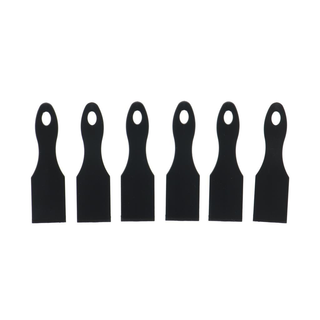 Mallotex Gourmet Spatulas 14 cm 6 Stéck schwaarz Nylon