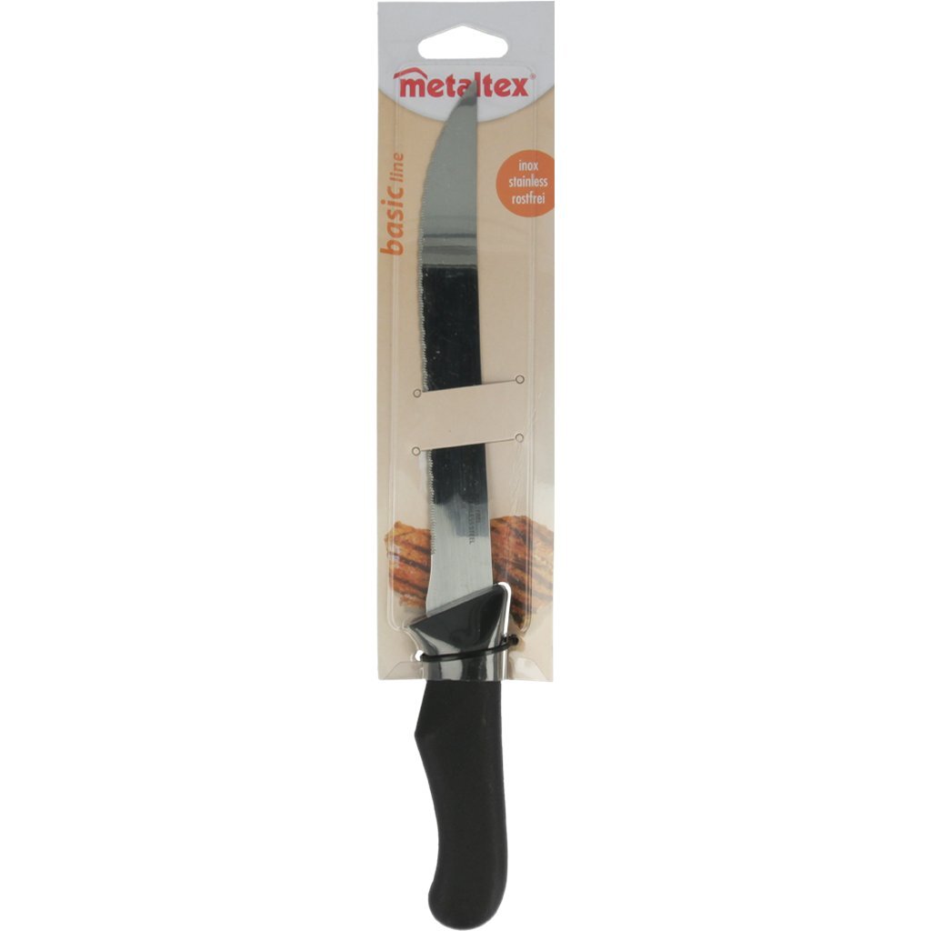 Metaltex metaltex line fileermes 31 cm zwart rvs