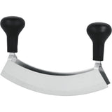Metaltex Hackmesser mit Doppelklingen aus Edelstahl schwarz