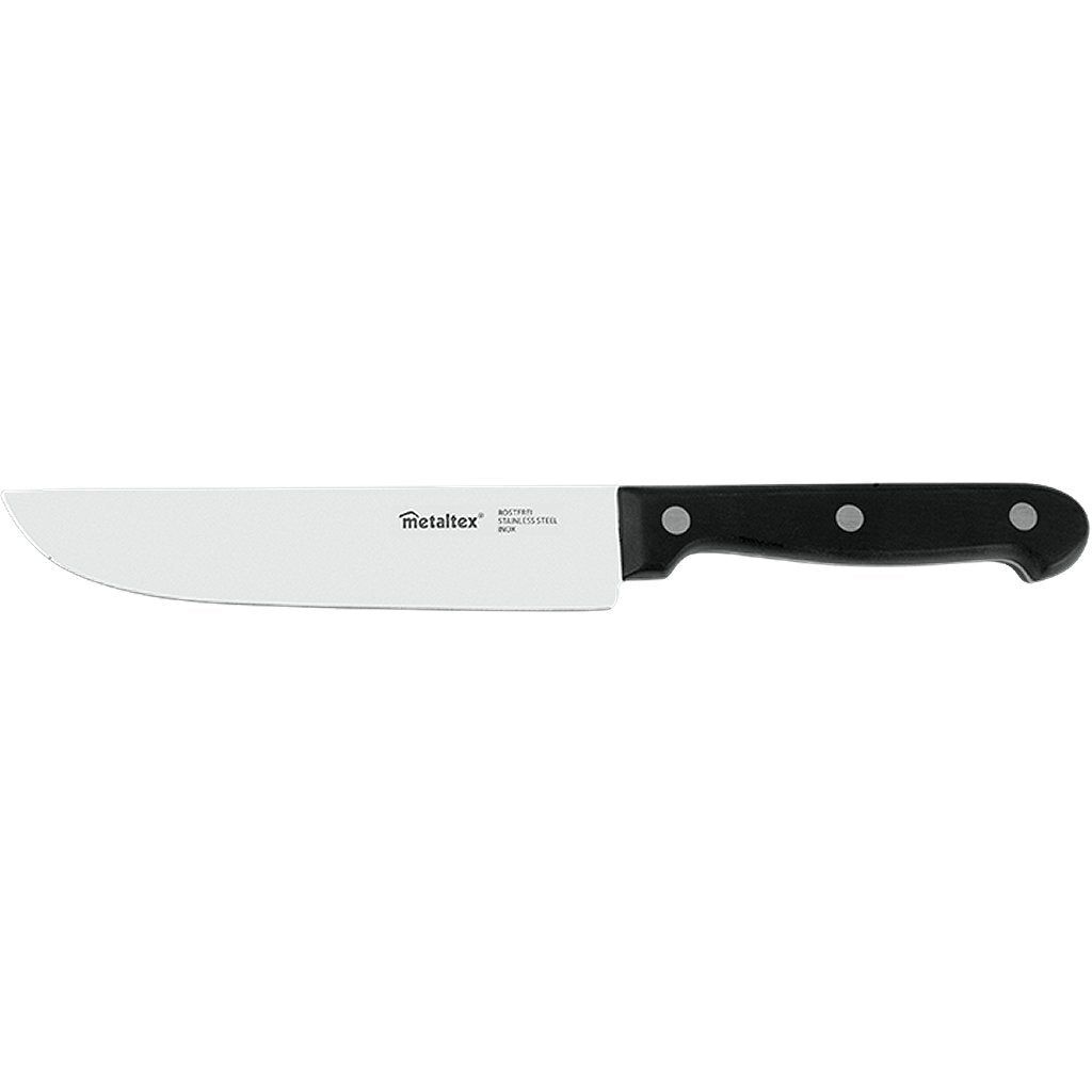 Metaltex Profi-Kochmesser 28 cm aus schwarzem Edelstahl