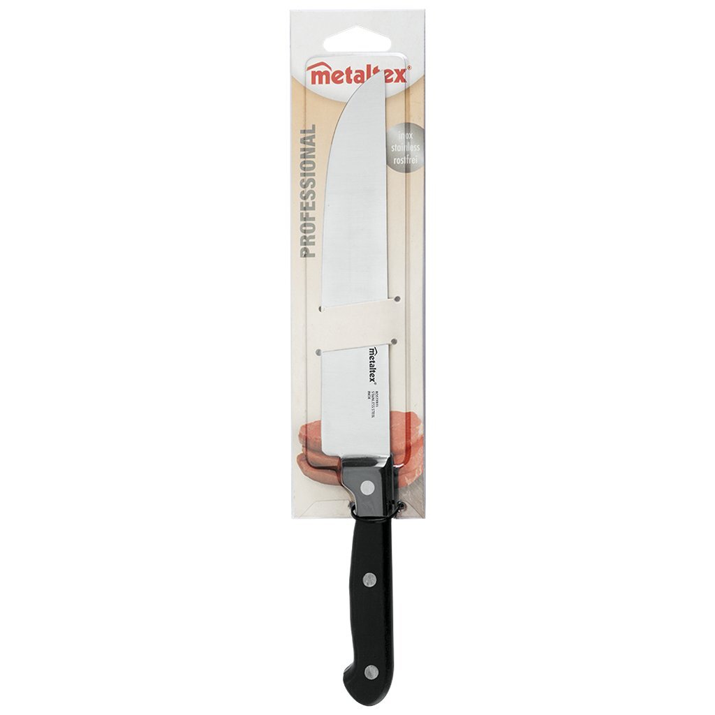 Metaltex metaltex professional chefmes 31 cm zwart rvs