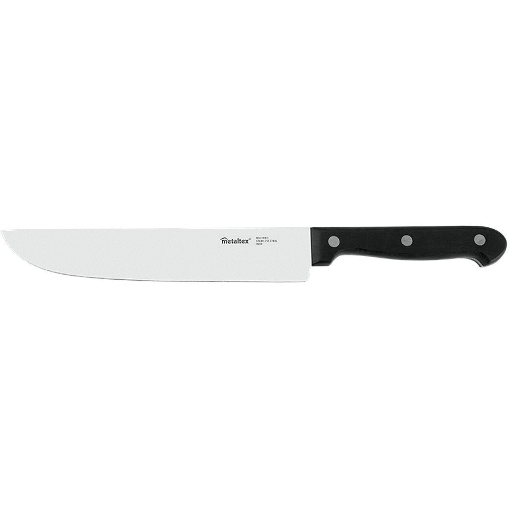 Metaltex Profi-Kochmesser 31 cm aus schwarzem Edelstahl