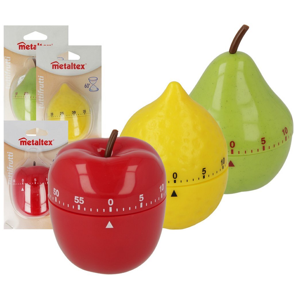 Metaltex Kitchen Timer Fruit 60 minutos Versiones diferentes