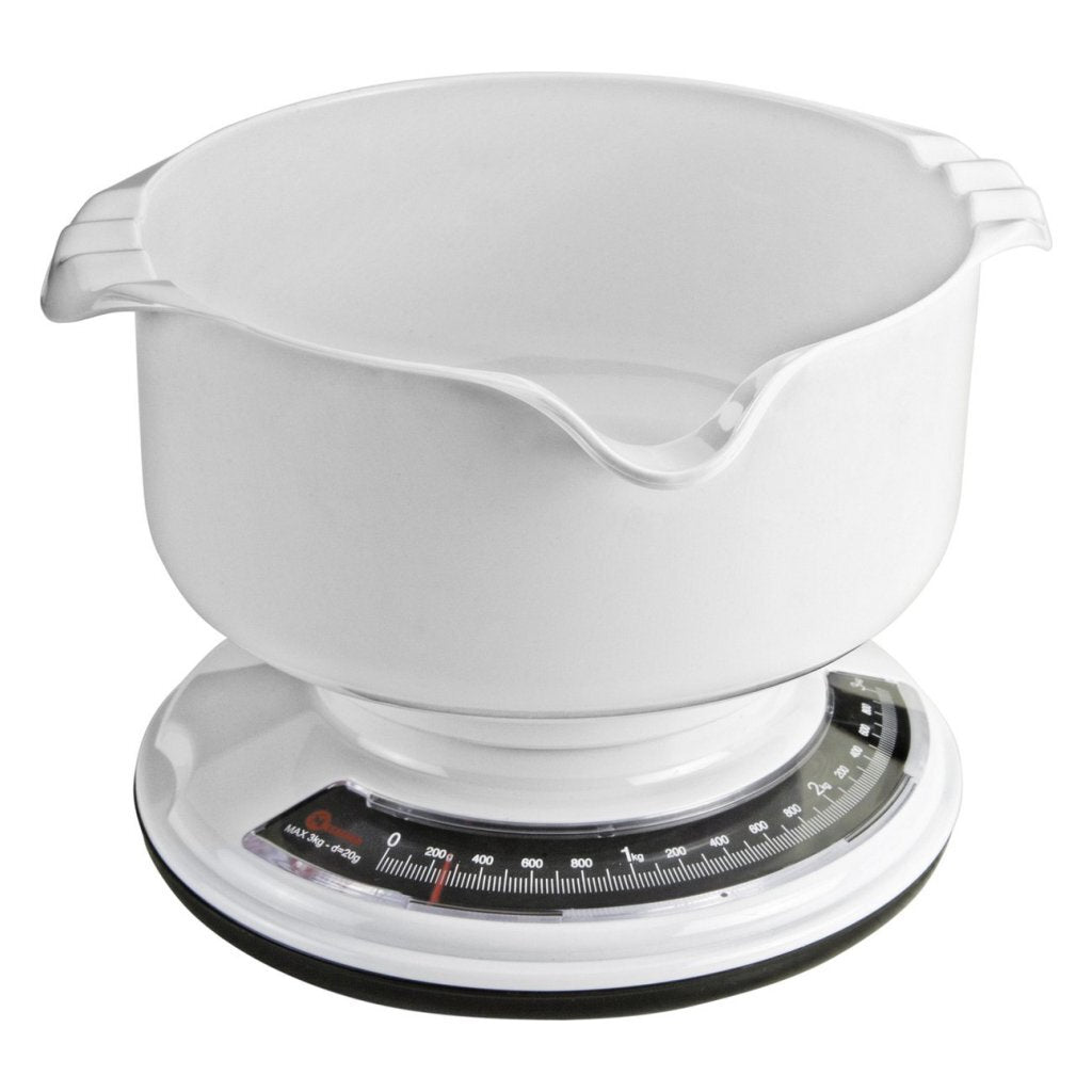 Metaltex Skala Mechanical Kitchen Scale White