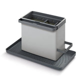 Metaltex Küchenhelfer ordentlich Tex Waschbecken Organizer 24x13x14 cm Grau