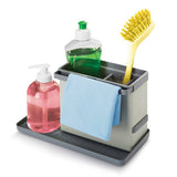 Metaltex Küchenhelfer ordentlich Tex Waschbecken Organizer 24x13x14 cm Grau