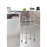 Metaltex Kitchen Bathroom Storage Trolley Ascona 41x23x84 CM Wheels