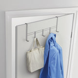 Metaltex Türgarderobe 5 Haken 38x15 cm silber