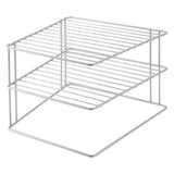 MetalTex Space Line Signal Rack 2 patra 25x25x19 cm stříbro