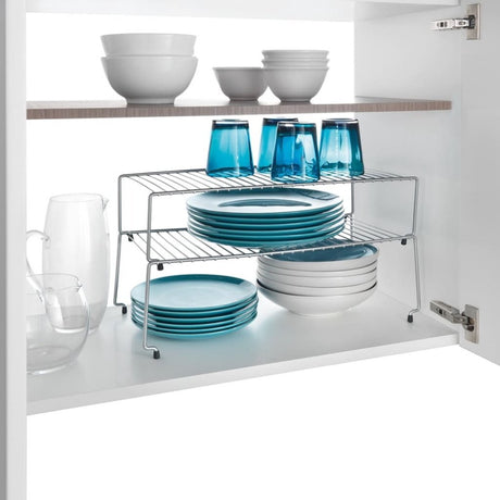 Metaltex Sky Space Winner 2 Etagen 47x23x26 cm Silber