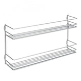 Sparces metaltex Space Smart Kitchen Pepito Herb Rack 2 patra 36x8x19 cm stříbro