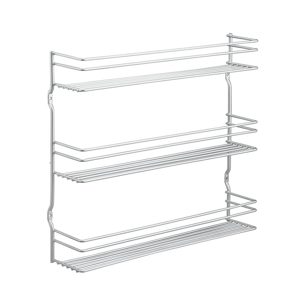 Metaltex Space Saver Smart Kitchen Pepito Herb Rack 3 etasjer 36x32x8 cm sølv