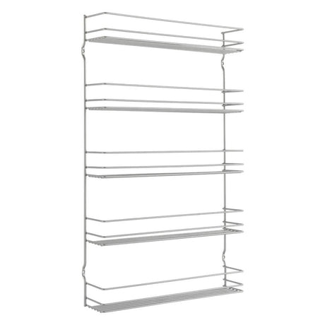 Metaltex Space Saver Smart Kitchen Pepito Kräuter Rack 5 Etagen 36x8x58 cm Silber