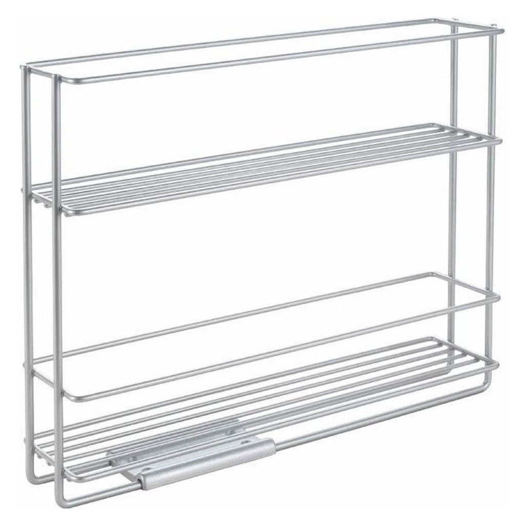 Metaltex Space Saver Smart Kitchen ausziehbarer Gewürzregal 6x28x22 cm Silber