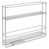 Metaltex Space Saver Smart Kitchen ausziehbarer Gewürzregal 6x28x22 cm Silber