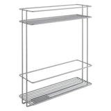 Metaltex Space Saver Smart Kitchen ausziehbarer Waschbecken Schrank Rack 11x38x34 cm Silber