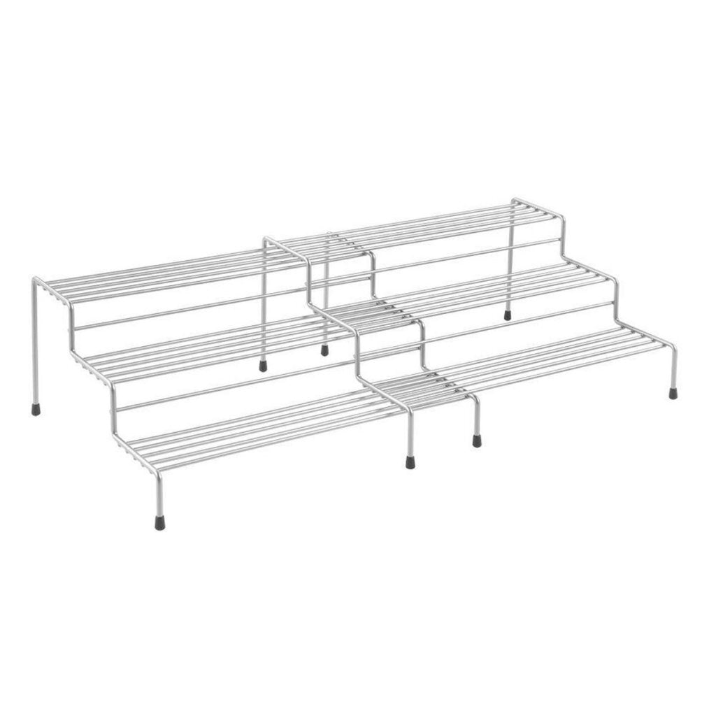 Metaltex Metaltex Kitchen Rack de hierbas deslizantes de 2 partes 28 55x23x13 cm de plata