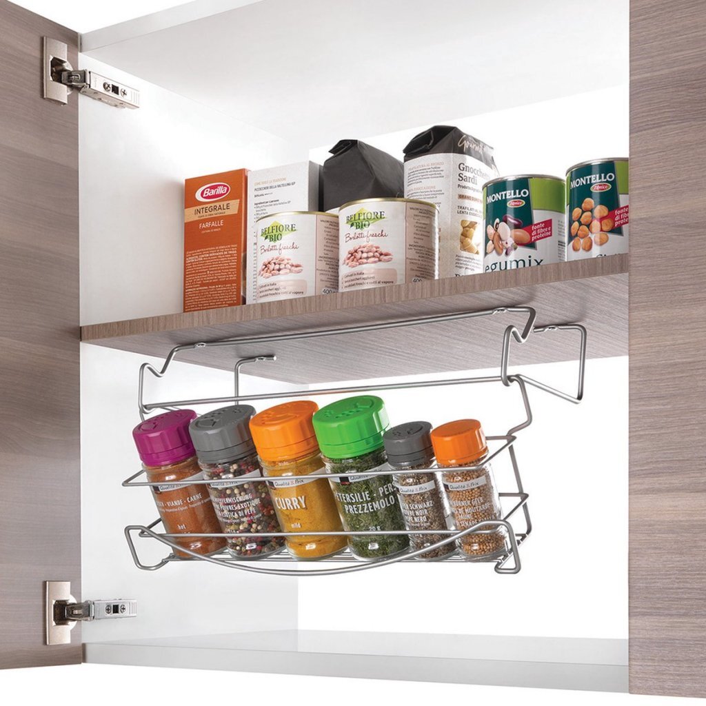 Metaltex Foldable spice rack 40x28x33 cm silver