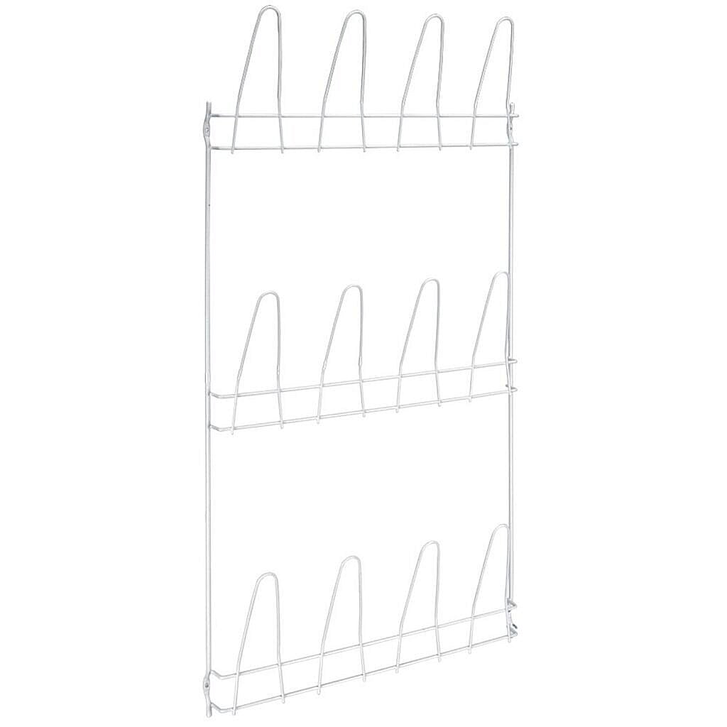 Metaltex wall shoe rack penny 6 pairs of shoes 41x77 cm white