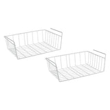 Metaltex Babette Hängekörbe 40x26x14 cm 2 Stück weiß