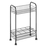 Metaltex Belino Lava Trolly + Porte-bouteille 23x41x63 noir