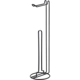 Metaltex Toilettenpapierhalter für 3 Rollen 58x15 cm schwarz