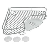 Metaltex Eckregal 29x4 cm silber