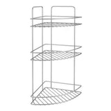 Metaltex Reflex Badezimmerregal 3 Ebenen 23x23x53 cm Silber