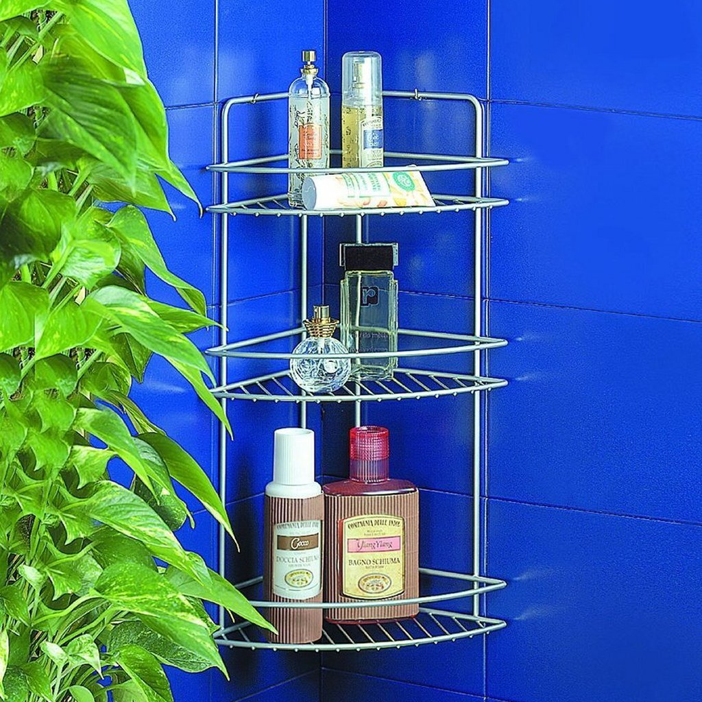 Metaltex Reflex Bathroom rack 3 floors 23x23x53 cm silver