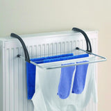 Metaltex Favonio Radiator-Balton Drablek 3 m Drooglijn Silver Black