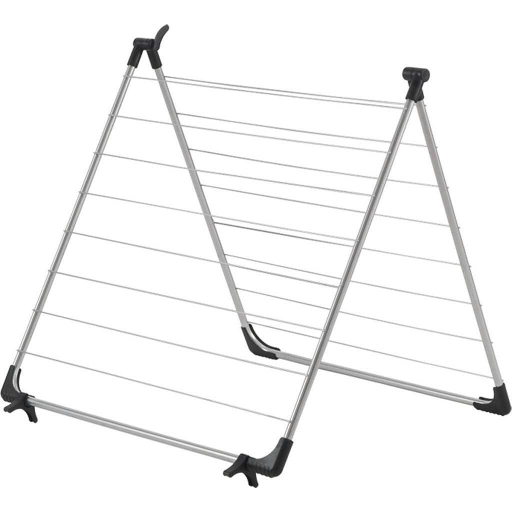 Metaltex Cervino Plus Drable rack for Bad edge 10 m Drooglijn Silver Black