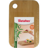 Metaltex metaltex bambooplanken 22x14x1 cm 2 stuks