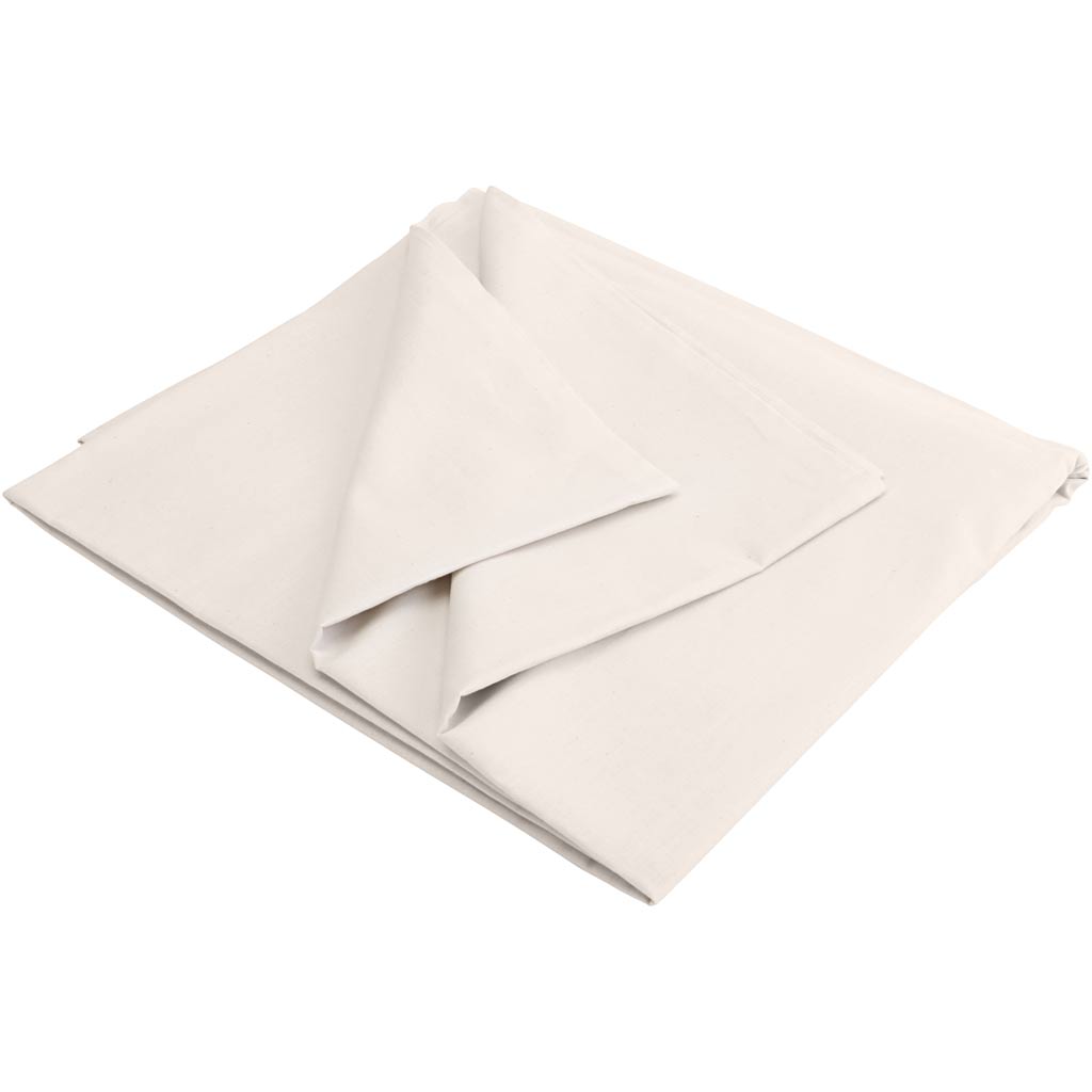 Gewaschenes Baumwoll-Canvas, B: 150 cm, natur, 5 m 1 Karton