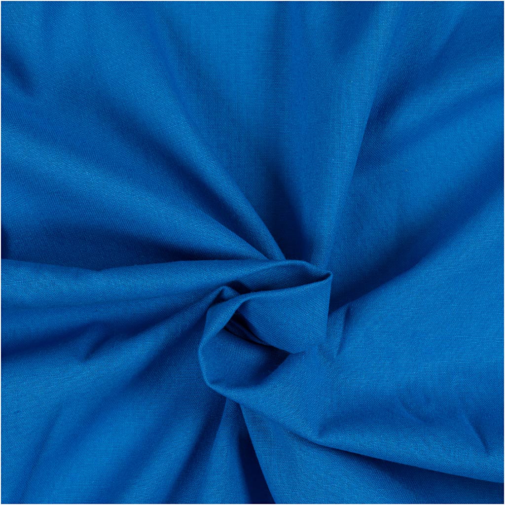 Creativ Company Stoff, B: 145 cm, 140 gr, blau, 5 m 1 Karton
