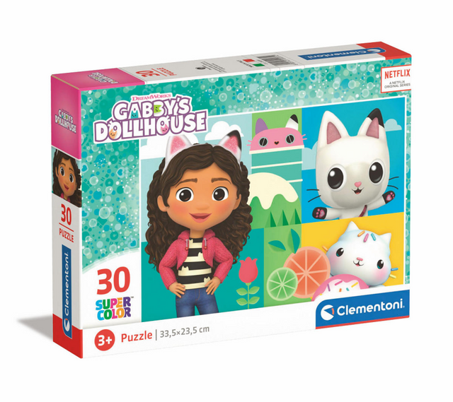 Clementoni-Puzzle Gabbys Puppenhaus, 30 Teile.