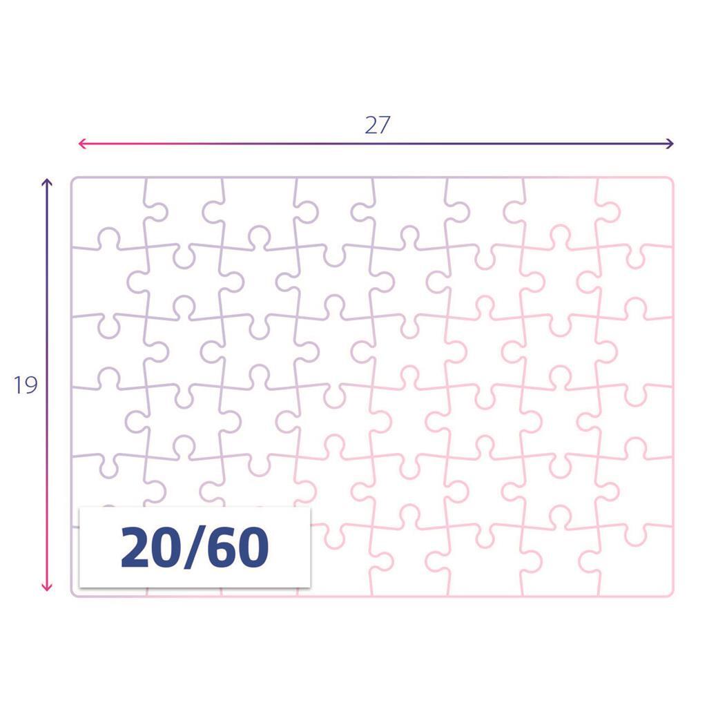 Clementoni Supercolor Puzzle 2x60 stykker