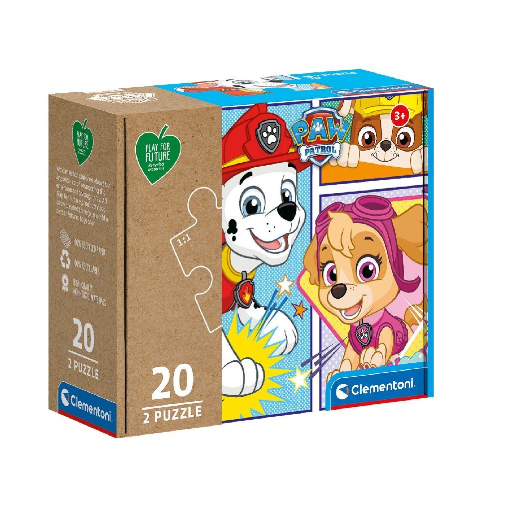 Clementoni Puzzle Paw Patrol 2x20 Stücke