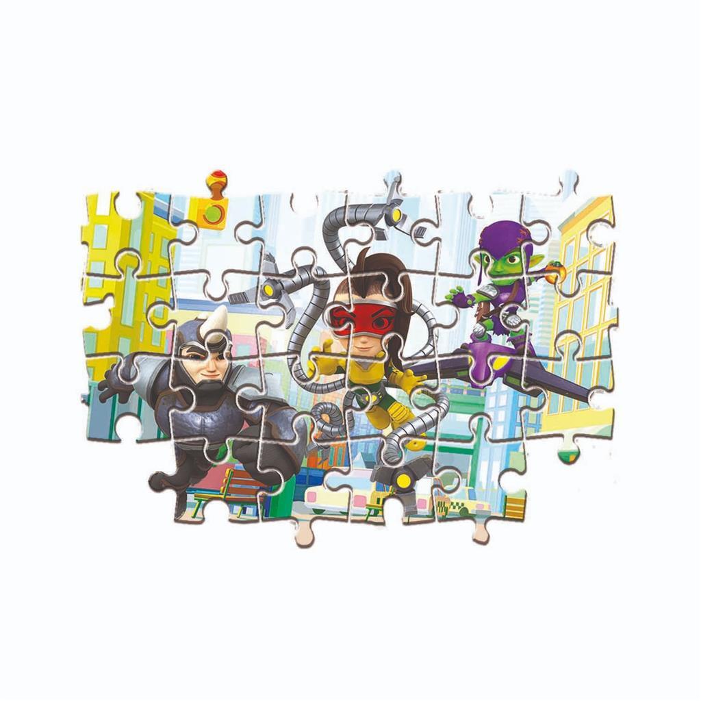 Clementoni SuperColor Puzzle Spidey et ses incroyables amis 2x20 pièces