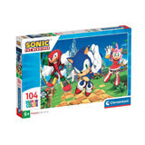 Clementoni jigsaw puzzle Sonic, 104st.