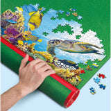 Clemenstoni gefillt Puzzle Mat 105x78 cm gréng